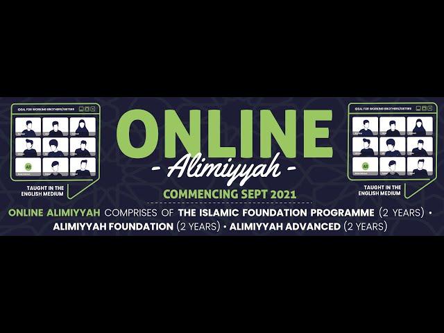 Online Alimiyyah • Enrol Today