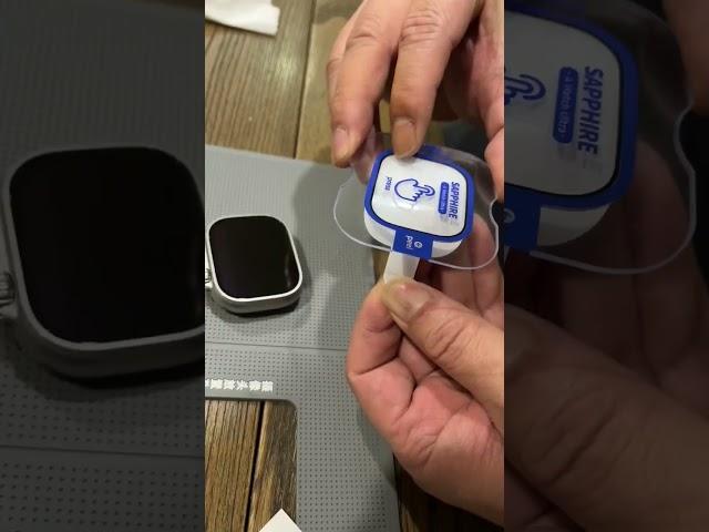 Apple Watch Ultra Blue Orangutan Sapphire Titanium Alloy Protection Package #shorts