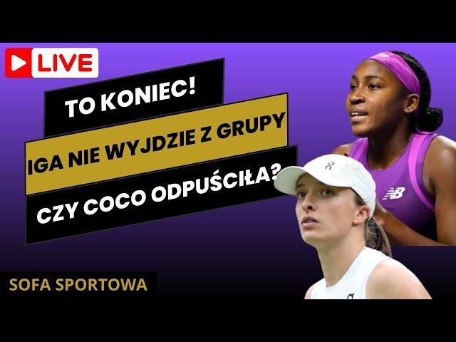 IGA ŚWIĄTEK ODPADA Z WTA FINALS! GAUFF NIE POMOGŁA POLCE!