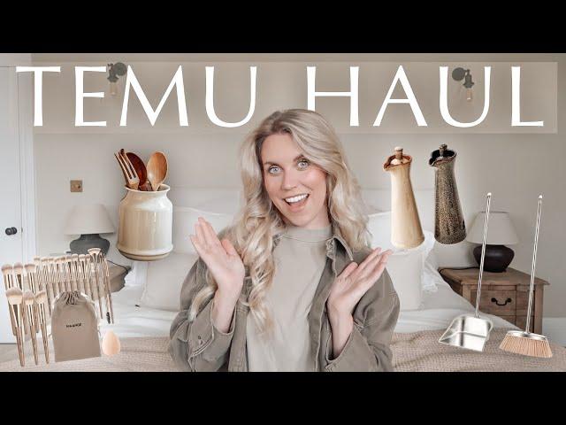 HUGE TEMU HAUL 2025  what I got vs what I ordered! aesthetic home decor storage solutions & MORE!