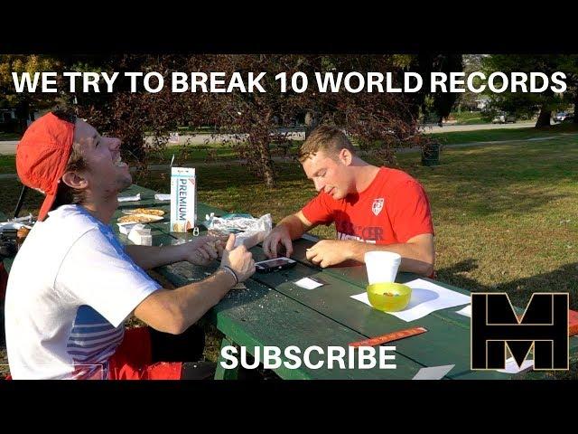 Attempting to Break 10 World Records