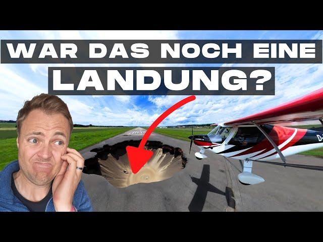 Flug nach Mengen mit der C42  - Frust über die Landung