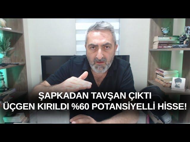 Şapkadaki Tavşan Çıktı! Var Mı Yakalayan? %60 Getiri Potansiyelli Hissede Üçgen Kırıldı!