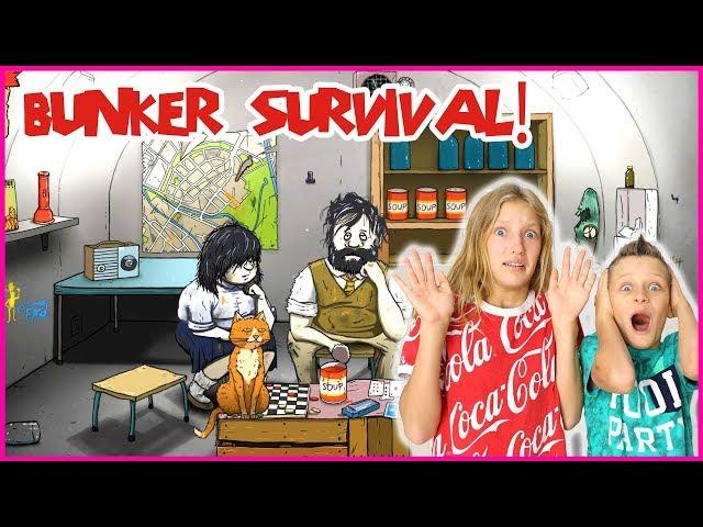 SURVIVING IN OUR BUNKER WITH RONALD!!!