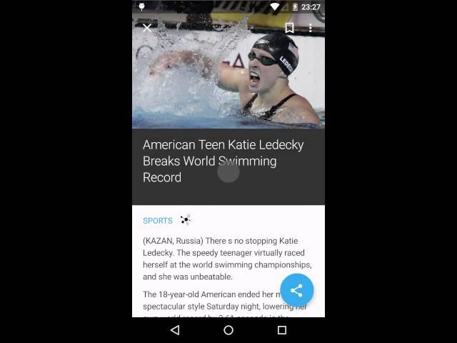 Recent News for Android: Your news, customized, now