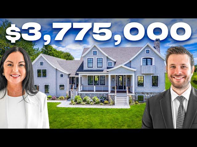 Luxury Living In Middletown RI - $3.7M New Construction Home Tour