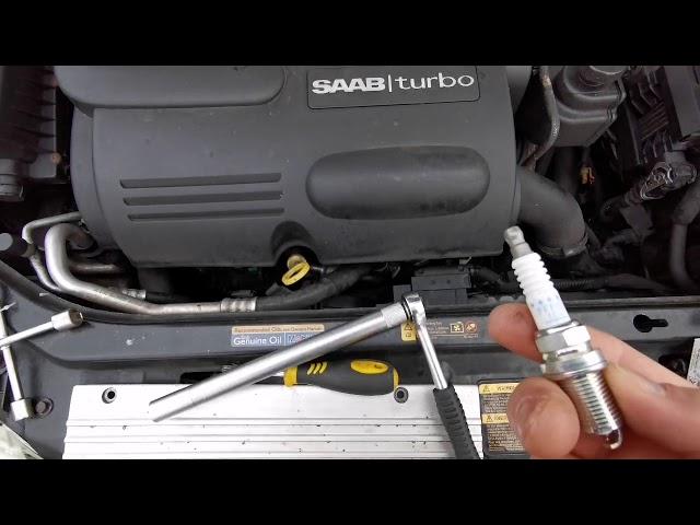 Saab 9-3 2004  2.0t. B207l. Spark plug Ngk laser platinum