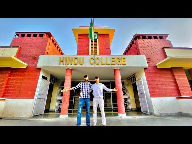 HINDU COLLEGE Campus Vlog AND TOUR !! - Indian Eric