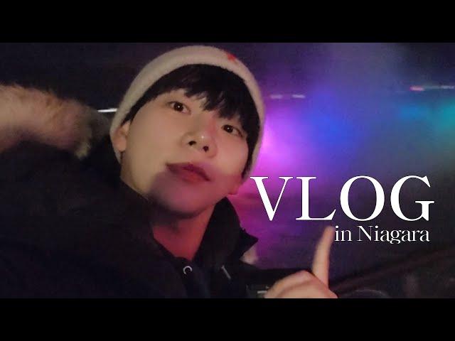 [VLOG] Niagara| Crossing the Canadian border from the U.S. on foot | Korean vlog