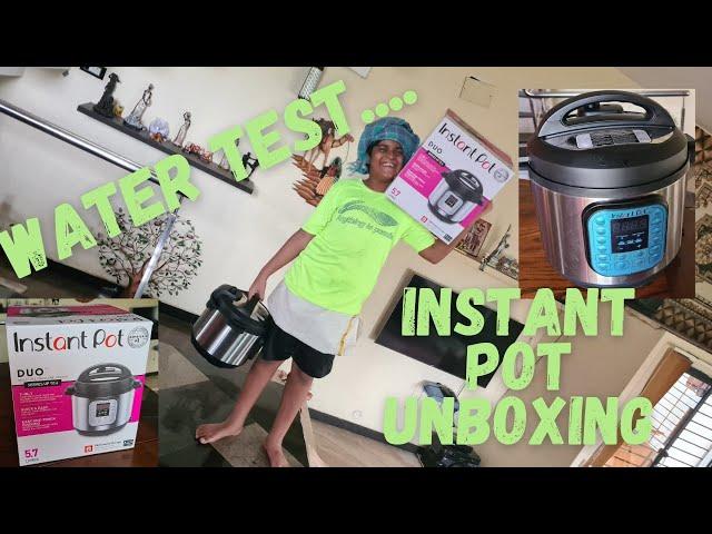 INSTANT POT DUO UNBOXING / 7 in 1 COOKER / WATER TEST / QUICK AND EASY ONE-TOUCH COOKING / VAANSH TV