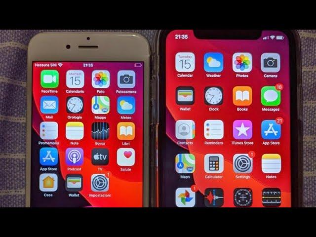Iphone 6S to Iphone 11 Comparison.