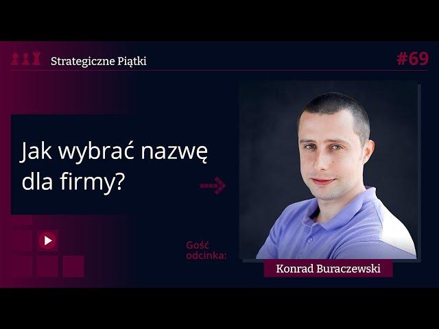 Nazwa firmy - jak wygląda proces namingu? Konrad Buraczewski [Strategiczne Piątki]