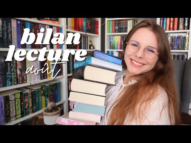 BILAN LECTURE d'Août : de belles pépites !