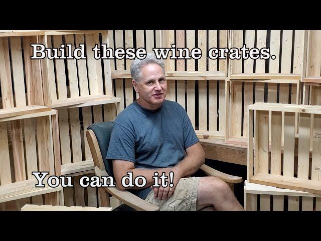 D.I.Y. You can build these cool wooden wine crates. Make money selling this real wood craft project.