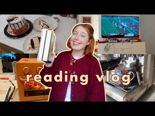 cozy reading vlog: is my most anticipated fall book release worth the hype?! 800 pages read! 