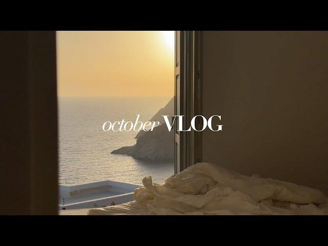 Clean-up at home & long overdue summer vacay | October Vlog | Nisi