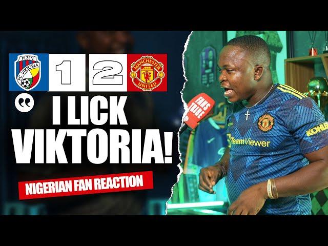 VIKTORIA PLZEN 1-2 MANCHESTER UNITED ( Henry - NIGERIAN FAN REACTION) EUROPA LEAGUE - 2024-2025