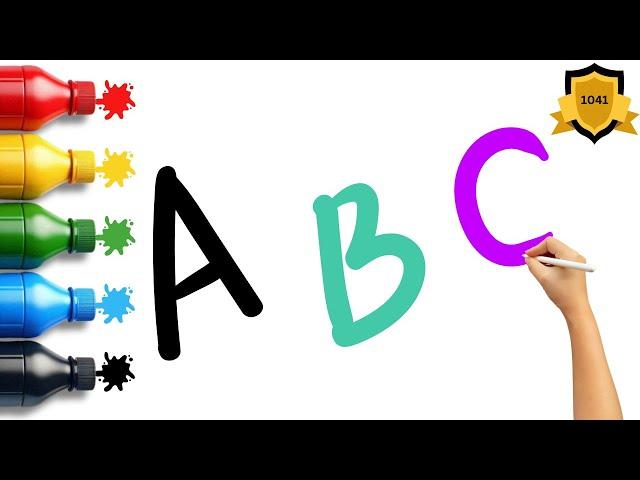 Easy A-Z Writing Practice for Kids | Fun and Simple Alphabet ABCD Guide | 1041 Video