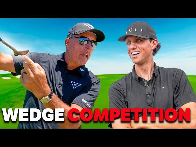 Phil Mickelson Challenged me to a Wedge Contest!