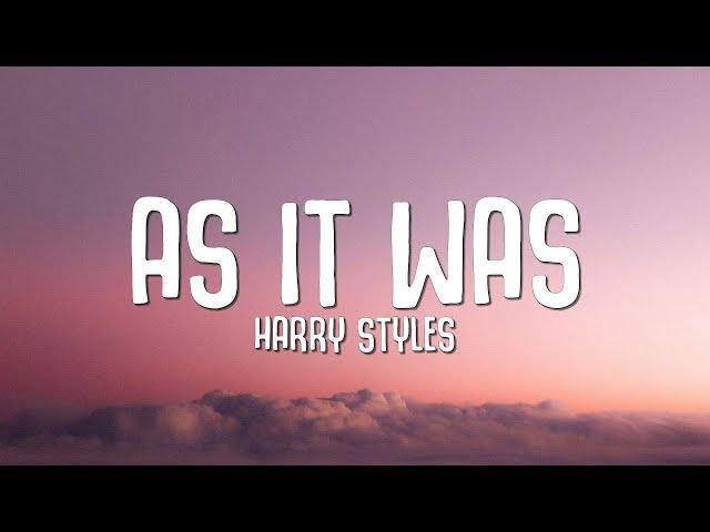 Harry Styles - As It Was (Lyrics)