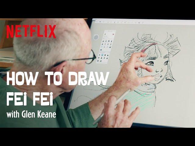 How to Draw Fei Fei with Glen Keane | Over the Moon | Netflix After School