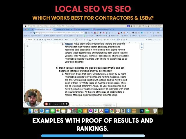 Local SEO vs SEO - Which Works Best For Contractors & Local Service Businesses In 2024 & Beyond?