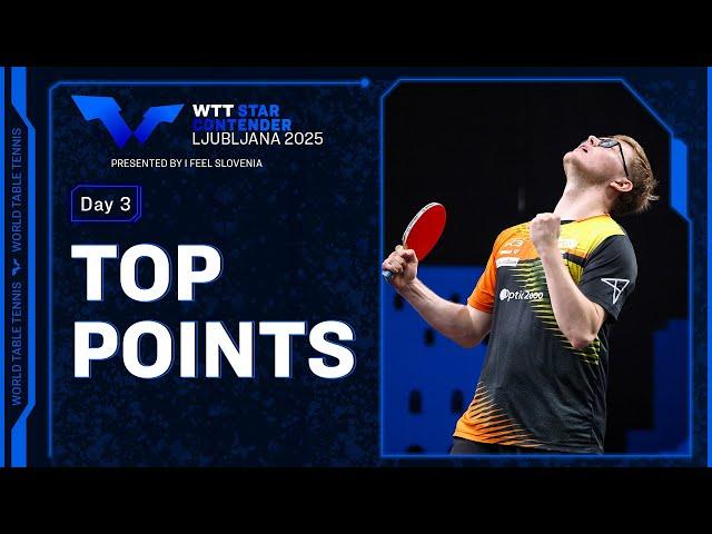 Top Points of Day 3 | #WTTLjubljana 2025