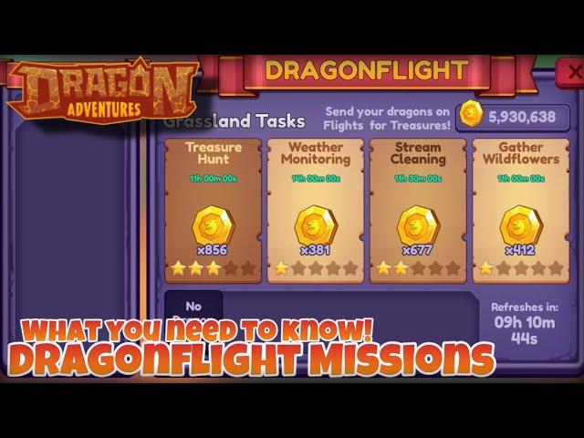 |Dragon Adventures| New DragonFlight Missions!What You Need To Know!