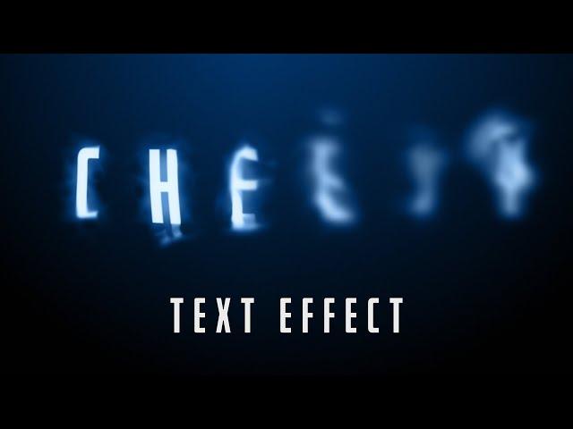 Wispy Ghost Text Reveal - After Effects Tutorial