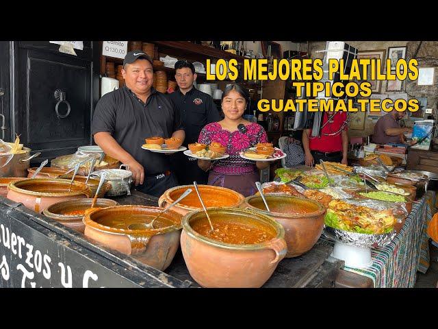 Los mejores platillos TIPICOS DE GUATEMALA, son una delicia. Pulique, subanik, revolcado de cerdo.