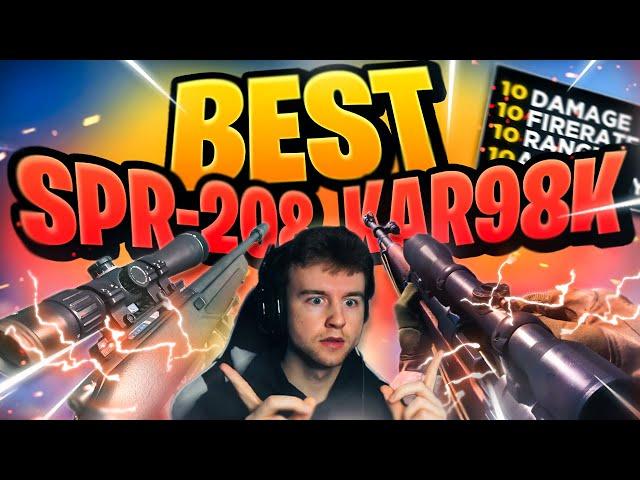 The BEST SPR-208 and *NEW* KAR98K Class Setup for WARZONE! (Cold War Warzone)
