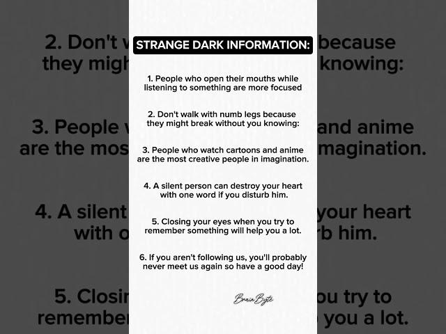 Dark Information
