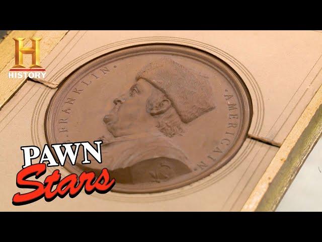 Pawn Stars: A Seller's Ridiculous Offer for a Ben Franklin Medallion (Season 11) | History