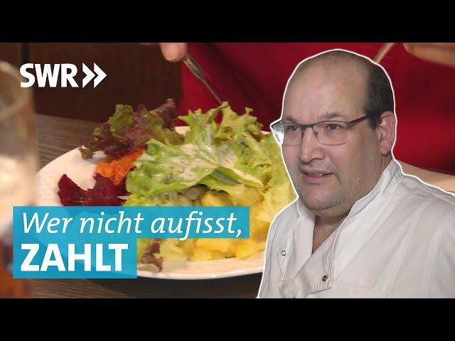 In diesem Restaurant wird aufgegessen: Strafgebühr für Salatteller