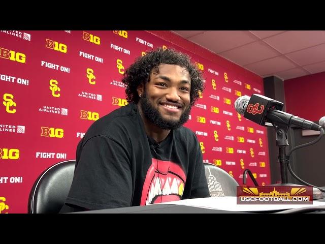 USC LB Easton Mascarenas-Arnold on Nebraska win, defensive performance and chippy game