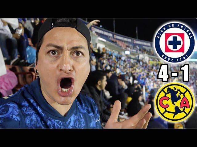  ¡GOLEADOS Y HUMILLADOS! Desde el Estadio Cruz Azul 4-1 América 