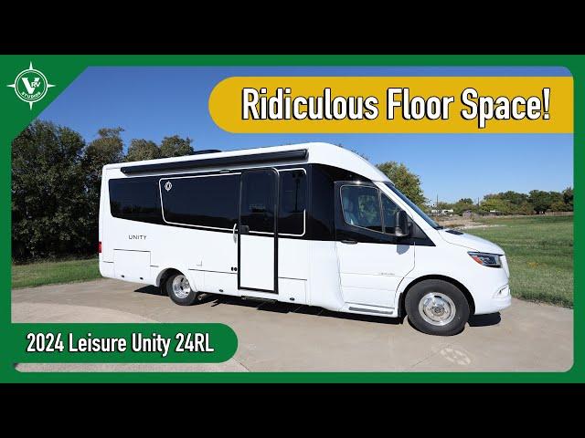 No Slide-Outs, No Problem! | Leisure Travel Vans Unity Rear Lounge