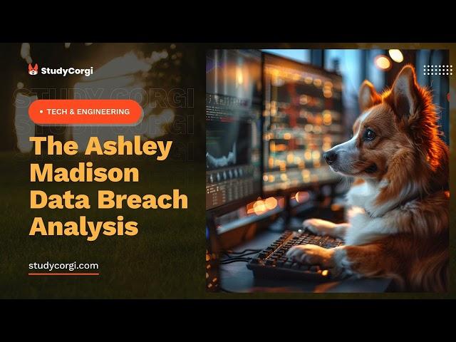 The Ashley Madison Data Breach Analysis - Research Paper Example