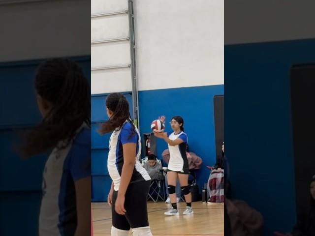 Take That!! Dream Venegas serving GIRLS VOLLEYBALL 13U