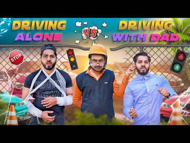 Driving Alone vs Driving With Dad | JustPuru