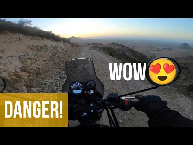 Will I Make It Down!? Thrilling Beautiful Sunset Descent on the Himalayan #adventure #offroad