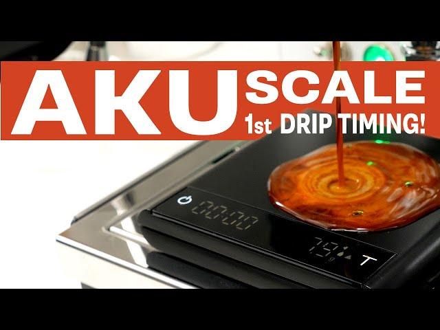 Varia AKU Scale with 1st Drip Timing Review - Plus Acaia Lunar Comparison