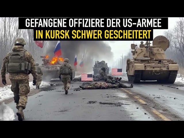 Offiziere der US-Armee versuchen verzweifelt, aus der Einkreisung in Kursk auszubrechen