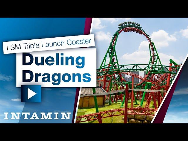 Intamin LSM Triple Launch Coaster "Dueling Dragons" @ Guangzhou Sunac Land, China