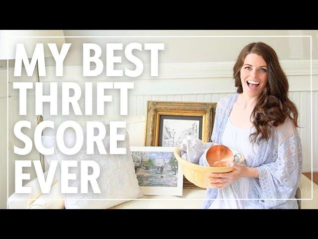 INCREDIBLE FIND AT THE THRIFT STORE! | JUNE THRIFT HAUL