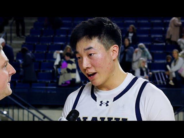 Navy Men's Basketball Interview: Jinwoo Kim (Lafayette)