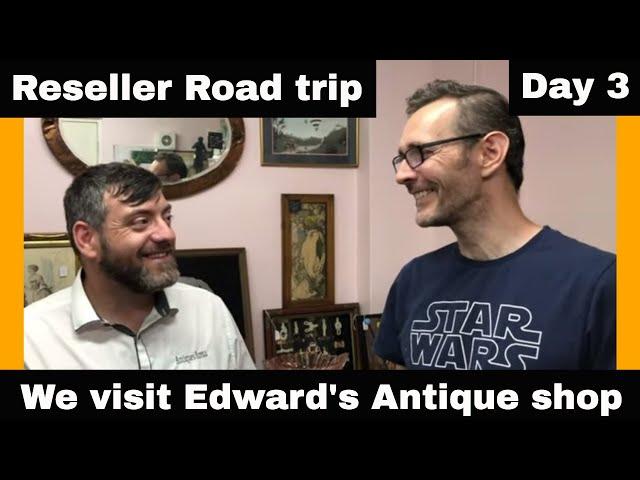 We visit Edward's Antique shop 'Antiques Arena' in Mountain Ash Wales.