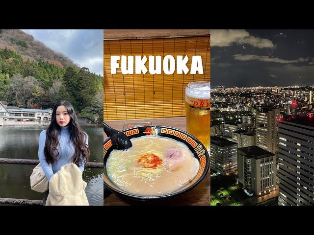 A trip to Fukuoka with my friend | Fukuoka Tower | Yufuin | Ichiran Ramen | izakaya