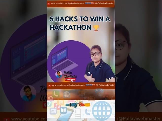 5 Hacks to Win a Hackathon #hackathon  #coding  #engineering  #placement #artificialintelligence