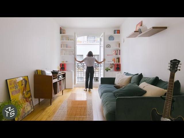 NEVER TOO SMALL: Narrow, Light-filled Paris Apartment Renovation, 42sqm/452sqft